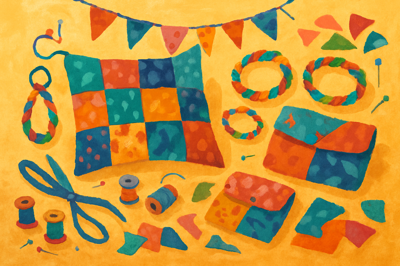 découvrez des idées créatives et des projets zéro déchet à réaliser avec vos chutes de tissus. inspirez-vous pour recycler, décorer et créer tout en adoptant un mode de vie plus écologique !