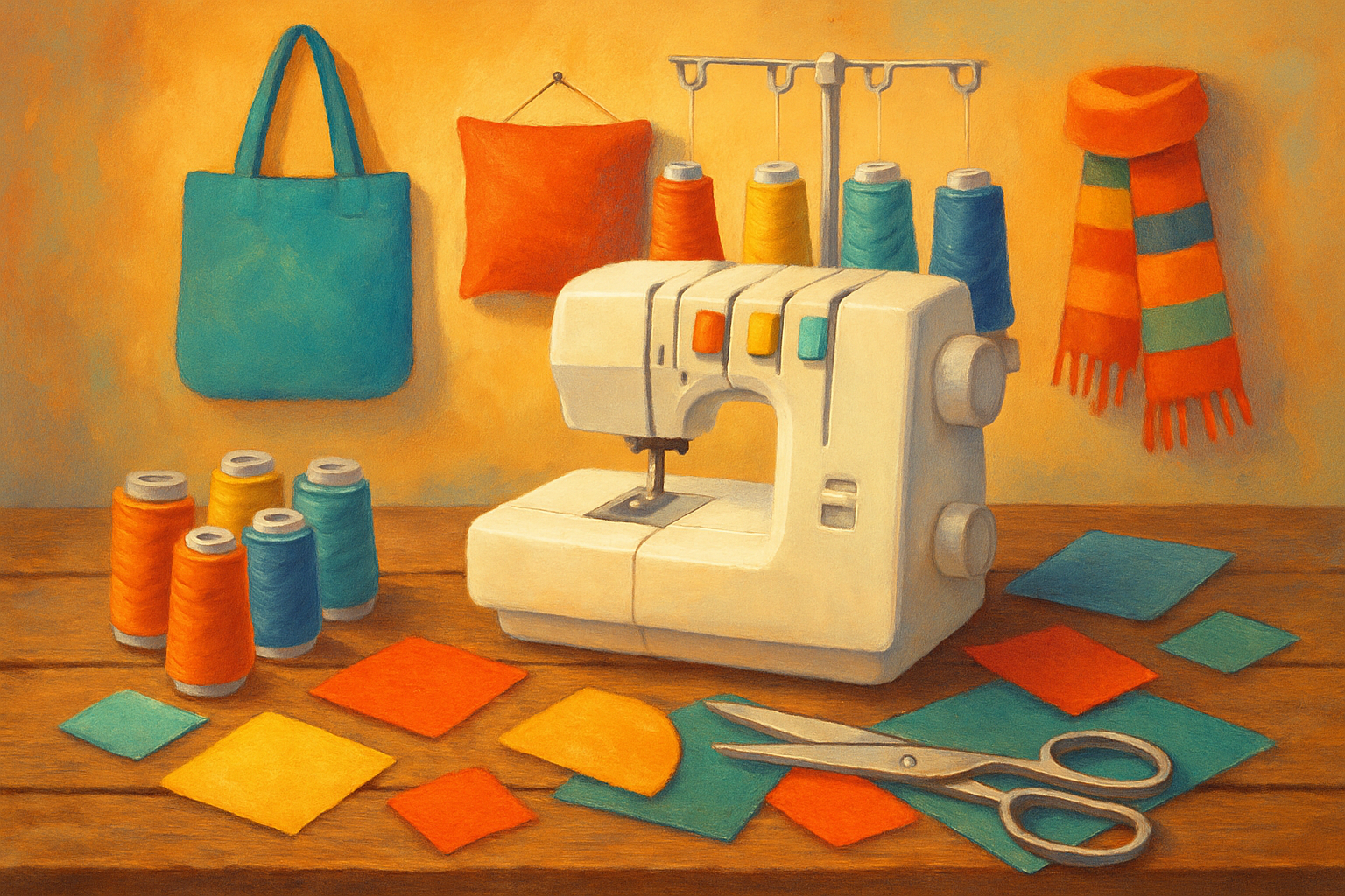 découvrez comment utiliser une surjeteuse avec des projets couture faciles pour débutants. apprenez à réaliser vos premières créations et améliorez vos finitions rapidement !