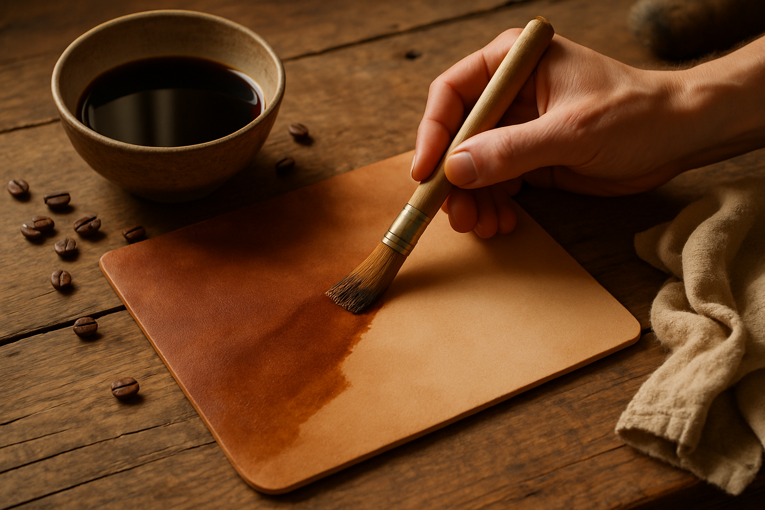 découvrez comment teindre du cuir naturellement avec du café pour un effet patiné unique et authentique. méthode simple, écologique et efficace à essayer chez soi.